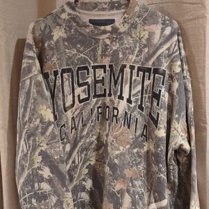 Rare Abercrombie Camo Yosemite Sweatshirt